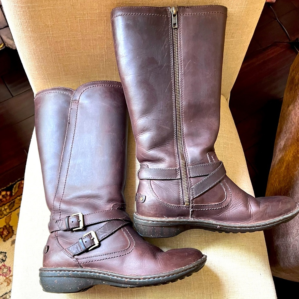 UGG Rosen Espresso Leather Boots